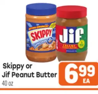 Tony’s Fresh Market Skippy or Jif Peanut Butter offer