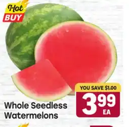 Tony’s Fresh Market Whole Seedless Watermelons offer