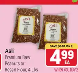 Tony’s Fresh Market Asli Premium Raw Peanuts or Besan Flour offer