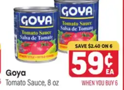 Tony’s Fresh Market Goya Tomato Sauce offer