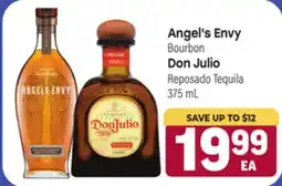 Tony’s Fresh Market Angel's Envy Bourbon, Don Julio Reposado Tequila offer