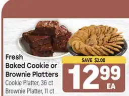 Tony’s Fresh Market Fresh Baked Cookie or Brownie Platters offer