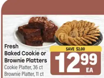 Tony’s Fresh Market Fresh Baked Cookie or Brownie Platters offer