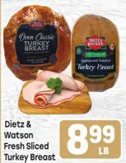 Tony’s Fresh Market Dietz & Watson Fresh Sliced Turkey Breast offer
