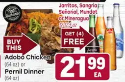 Tony’s Fresh Market Adobo Chicken (64 oz) or Pernil Dinner (64 oz) offer