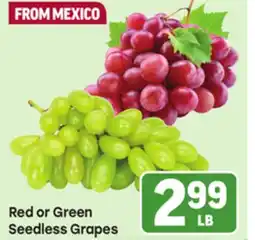 Tony’s Fresh Market Red or Green Seedless Grapes offer