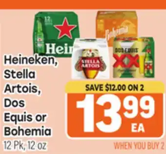 Tony’s Fresh Market Heineken, Stella Artois, Dos Equis or Bohemia offer