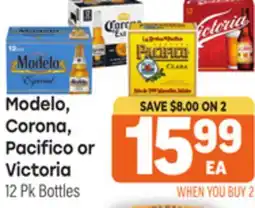 Tony’s Fresh Market Modelo, Corona, Pacifico or Victoria offer