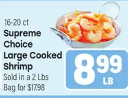Tony’s Fresh Market Supreme Choice Large Cooked Shrimp offer