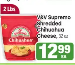 Tony’s Fresh Market V & V Supremo Shredded Cheese offer