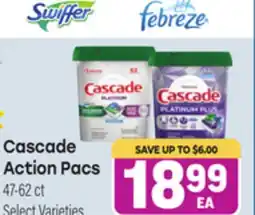 Tony’s Fresh Market Cascade Action Pacs offer