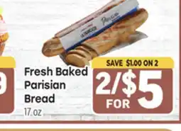 Tony’s Fresh Market Fresh Baked Parisian Bread offer