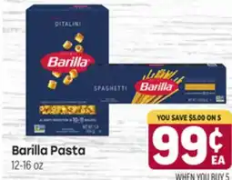 Tony’s Fresh Market Barilla Pasta offer