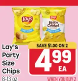 Tony’s Fresh Market Lay's Party Size Chips offer