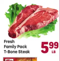 Tony’s Fresh Market Fresh Family Pack T-Bone Steak offer