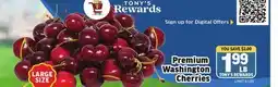 Tony’s Fresh Market Premium Washington Cherries offer