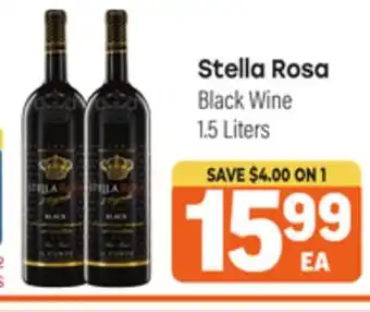 Tony’s Fresh Market Stella Rosa Black Wine offer