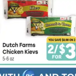 Tony’s Fresh Market Dutch Farms Chicken Kievs offer