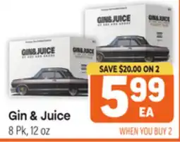 Tony’s Fresh Market Gin & Juice offer