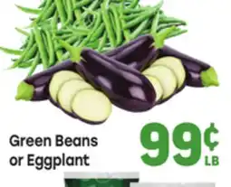 Tony’s Fresh Market Green Beans or Eggplant offer