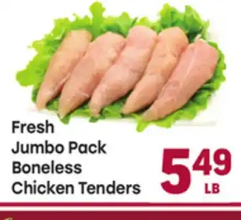 Tony’s Fresh Market Fresh Jumbo Pack Boneless Chicken Tenders offer