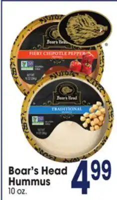 Jewel-Osco Boar's Head Hummus offer