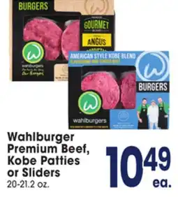 Jewel-Osco Wahlburger Premium Beef, Kobe Patties or Sliders offer