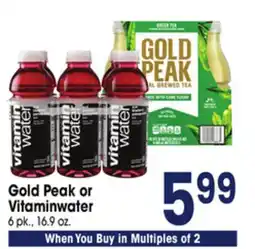 Jewel-Osco Gold Peak or Vitaminwater offer