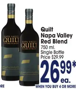 Jewel-Osco Quilt Napa Valley Red Blend offer