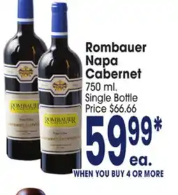 Jewel-Osco Rombauer Napa Cabernet offer
