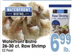Jewel-Osco Waterfront Bistro 26-30 ct. Raw Shrimp Shrimp EZ Peel offer