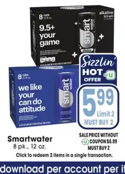 Jewel-Osco Smartwater offer