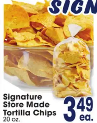 Jewel-Osco Signature Store Made Tortilla Chips offer
