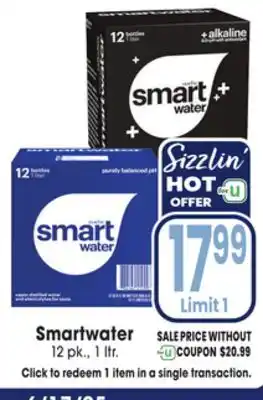 Jewel-Osco Smartwater offer