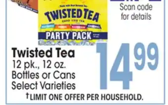 Jewel-Osco Twisted Tea offer