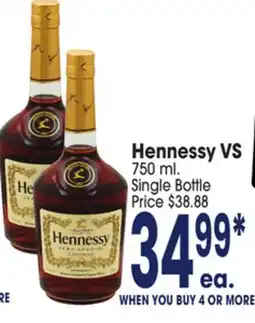 Jewel-Osco Hennessy VS offer