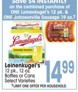 Jewel-Osco Leinenkugel's offer