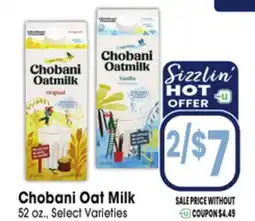 Jewel-Osco Chobani Oat Milk offer