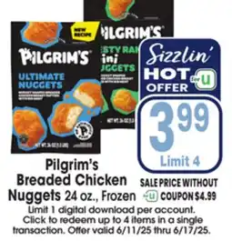 Jewel-Osco Pilgrim's Breaded Chicken Nuggets offer