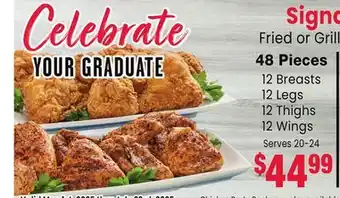 Jewel-Osco Signature Fried Grilled Chicken offer