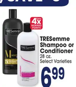 Jewel-Osco TRESemme Shampoo or Conditioner offer