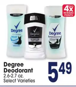 Jewel-Osco Degree Deodorant offer