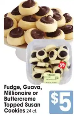 Jewel-Osco Fudge, Guava, or Millionaire or Buttercreme Topped Susan Cookies offer