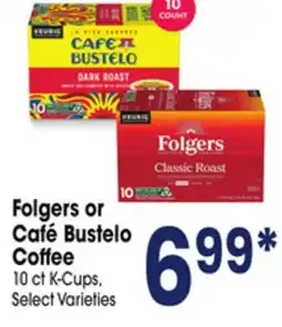 Jewel-Osco Folgers or Café Bustelo Coffee offer
