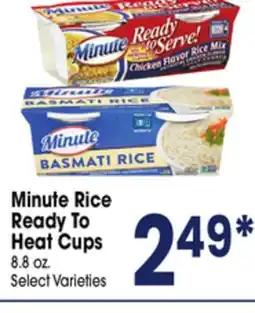 Jewel-Osco Minute Rice Ready To Heat Cups offer