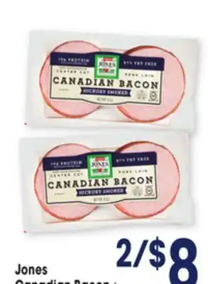 Jewel-Osco Jones Canadian Bacon offer