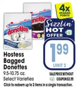 Jewel-Osco Hostess Bagged Donettes offer