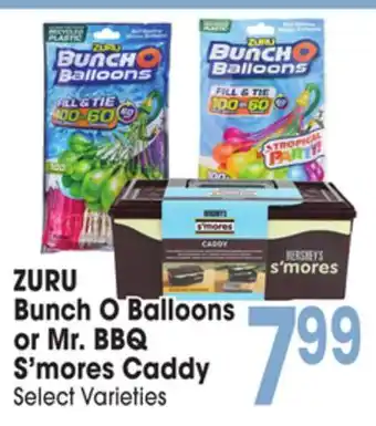 Jewel-Osco ZURU Bunch O Balloons or Mr. BBQ S'mores Caddy offer