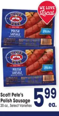 Jewel-Osco Scott Pete's Polish Sausage offer