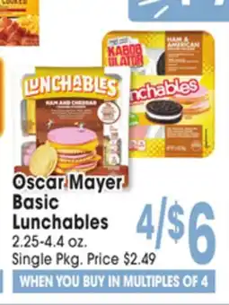 Jewel-Osco Oscar Mayer Basic Lunchables offer